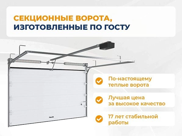 Cекционные ворота 3500х2600 мм коричнево-красные DoorHan RSD02, almatyi.doorhan.ru