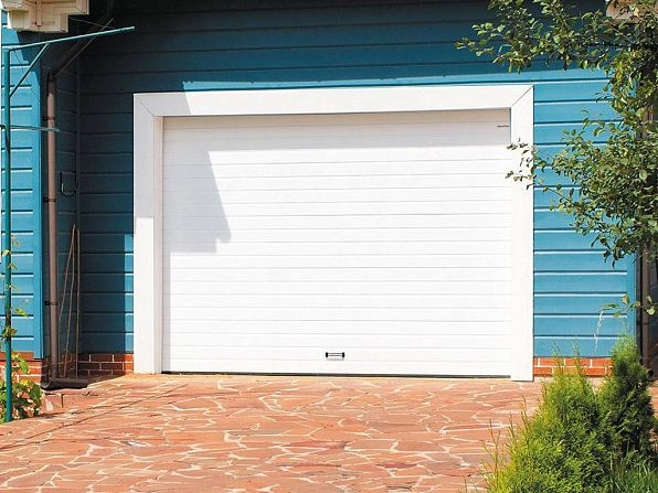 Cекционные ворота 3600х2250 мм белые DoorHan RSD02, almatyi.doorhan.ru